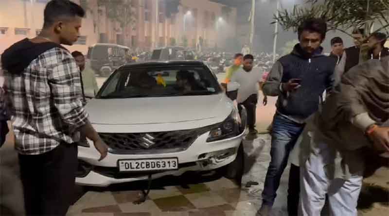 Hoodlums rammed a speeding car on mother daughter outside Jalandhar railway station