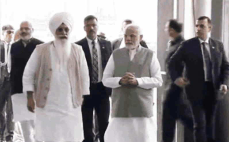 PM Modi reaches Dera Beas, meets Dera Mukhi Baba Gurinder Singh Dhillon
