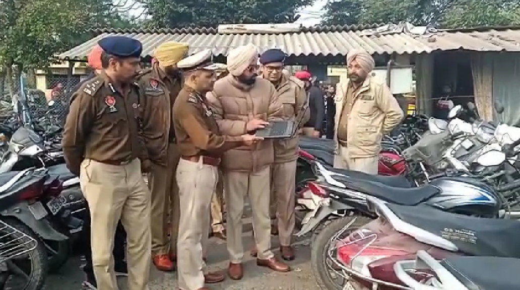 Police conducted search operation at many parking places including bus stand and railway station in Jalandhar