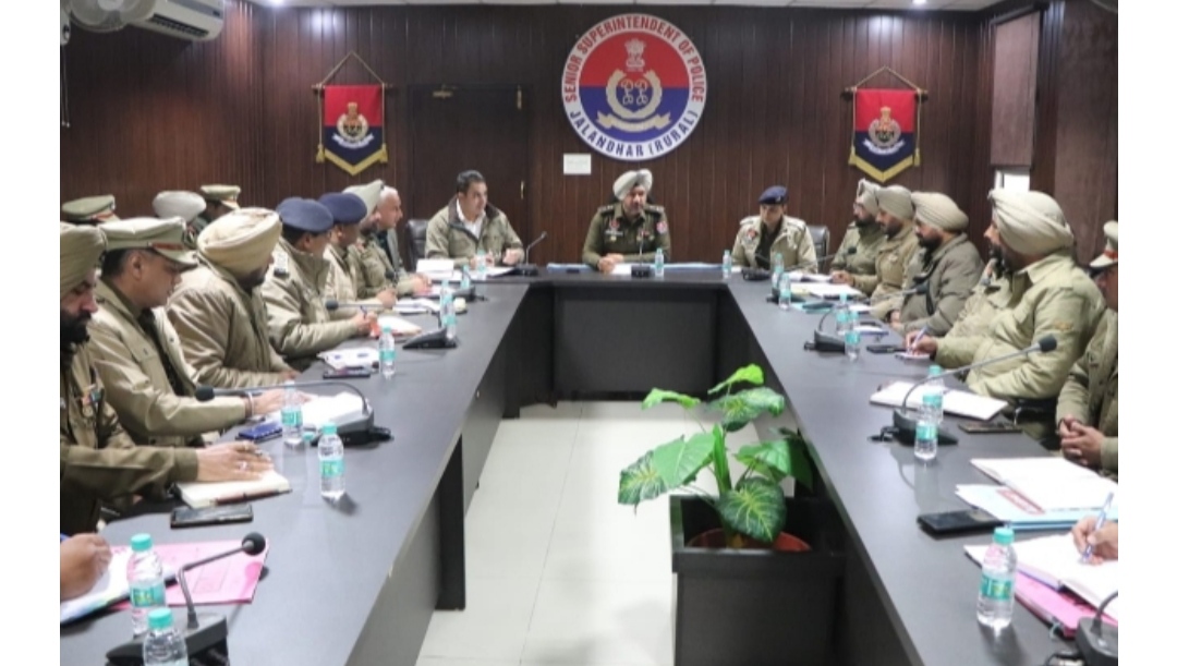 SSP Swarandeep Singh held a meeting with police officers