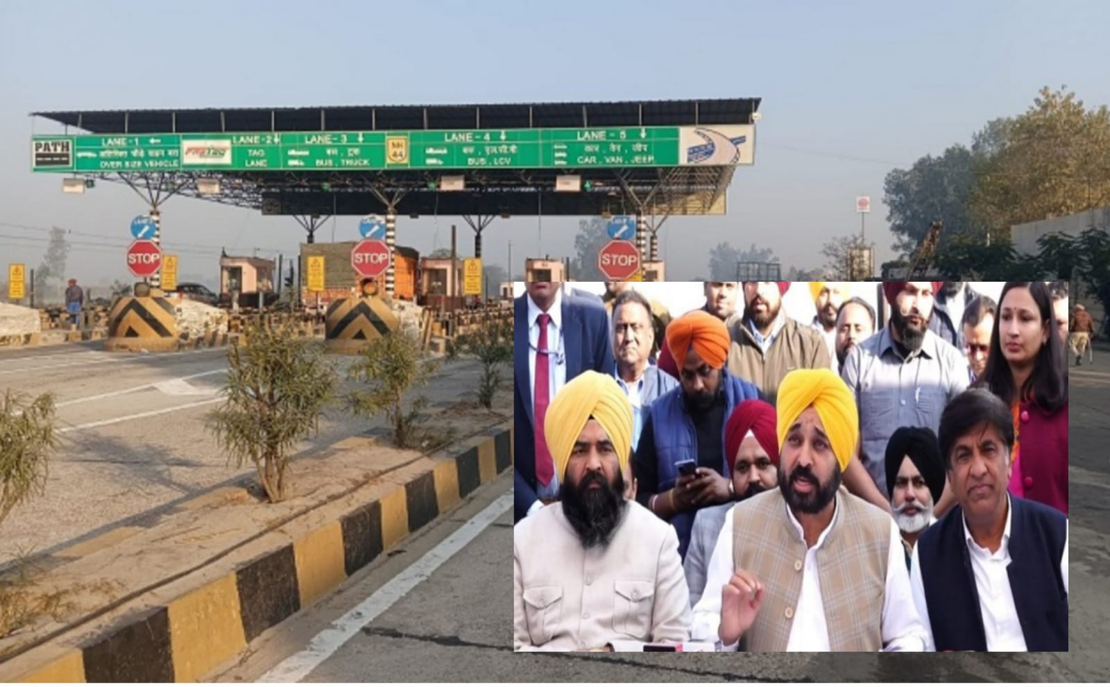 Punjab CM Bhagwant Mann made Lachowal toll plaza free for public