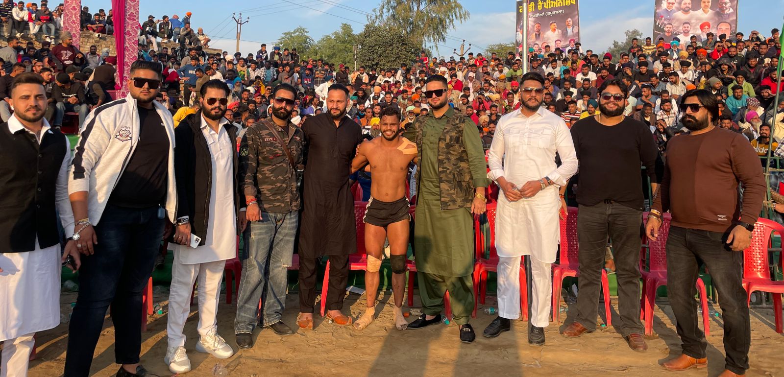 Youth leader King Harry specially arrived at the Kabaddi tournament in Pind Bagadia, Kapurthala