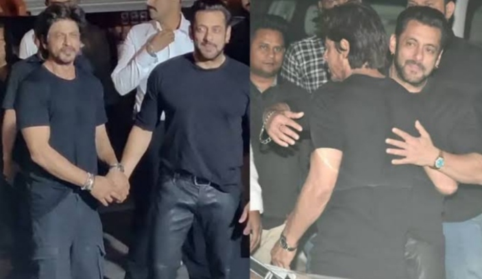 Today is the 57th birthday of Bollywood's 'Dabangg' Salman Khan, Shahrukh Khan congratulated with a hug