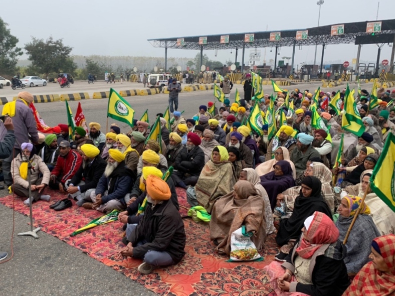 Farmers kept Ladowal toll plaza free for three hours