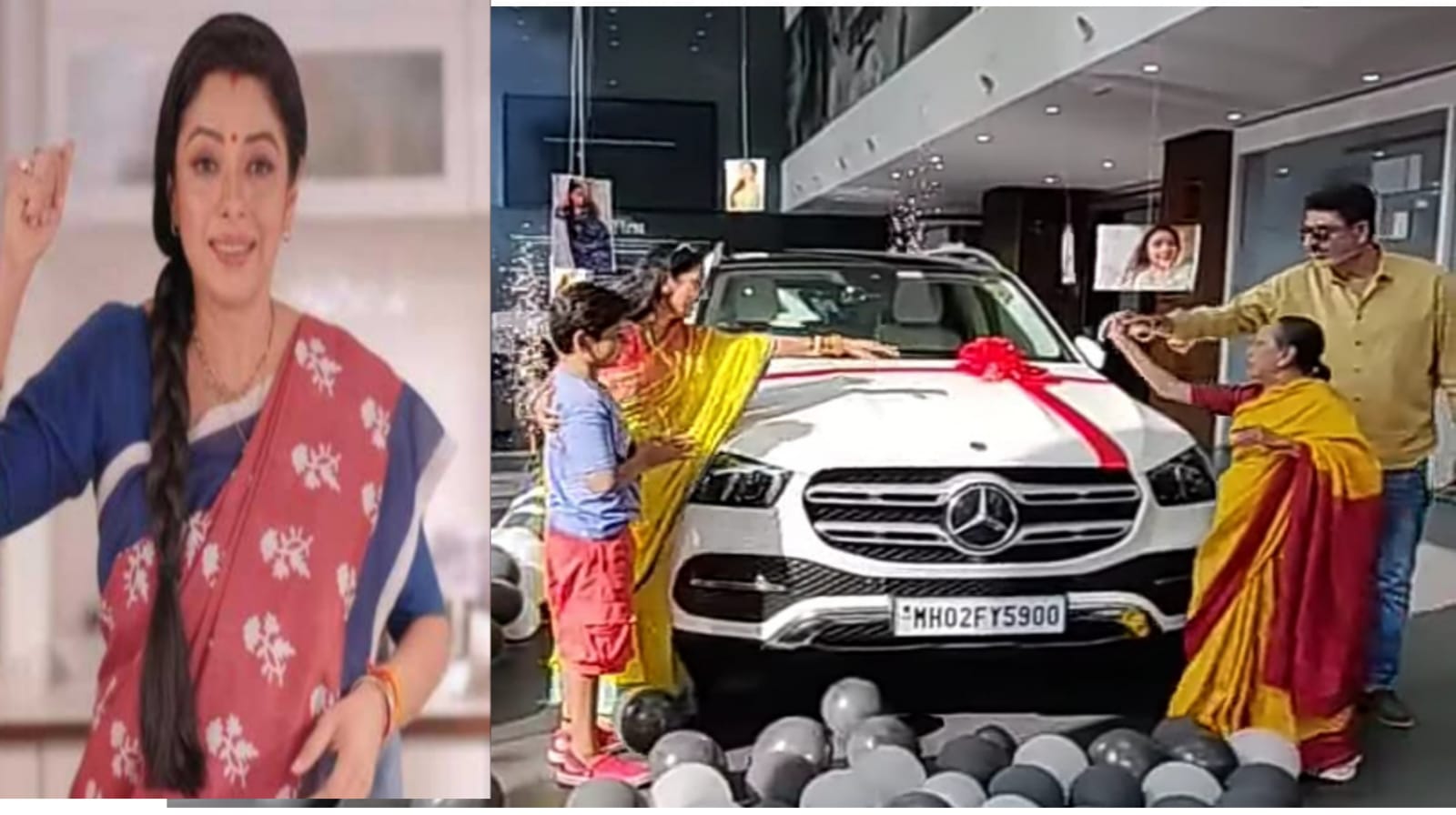 Anupama bought a Mercedes car worth one crore
