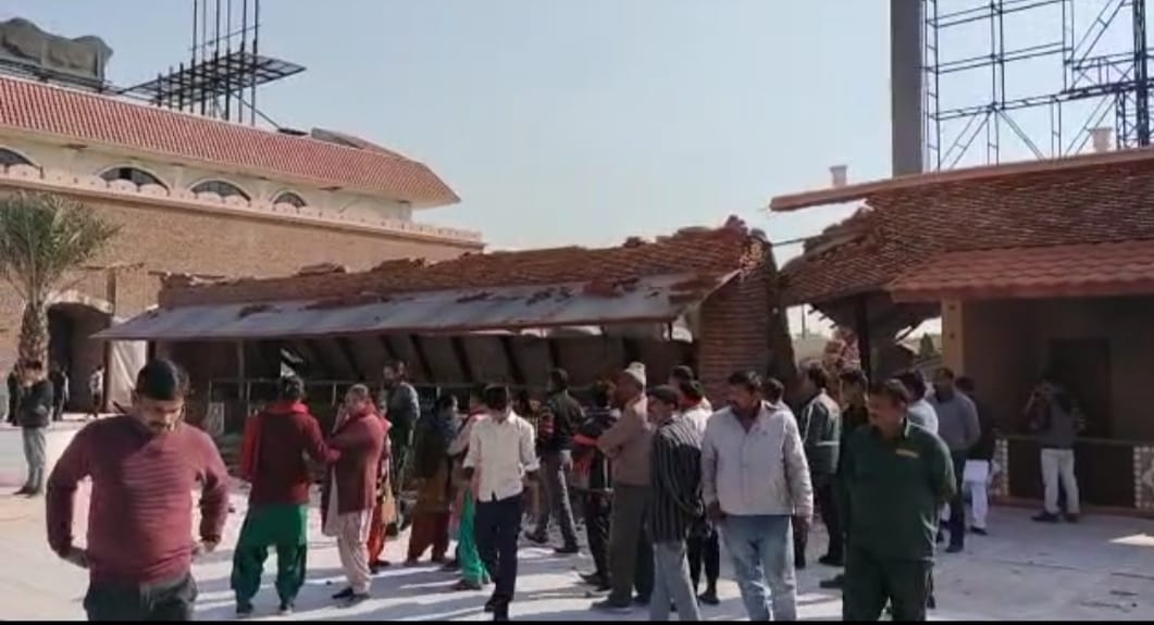 Taking major action, the Municipal Corporation ran a ditch on the Haveli