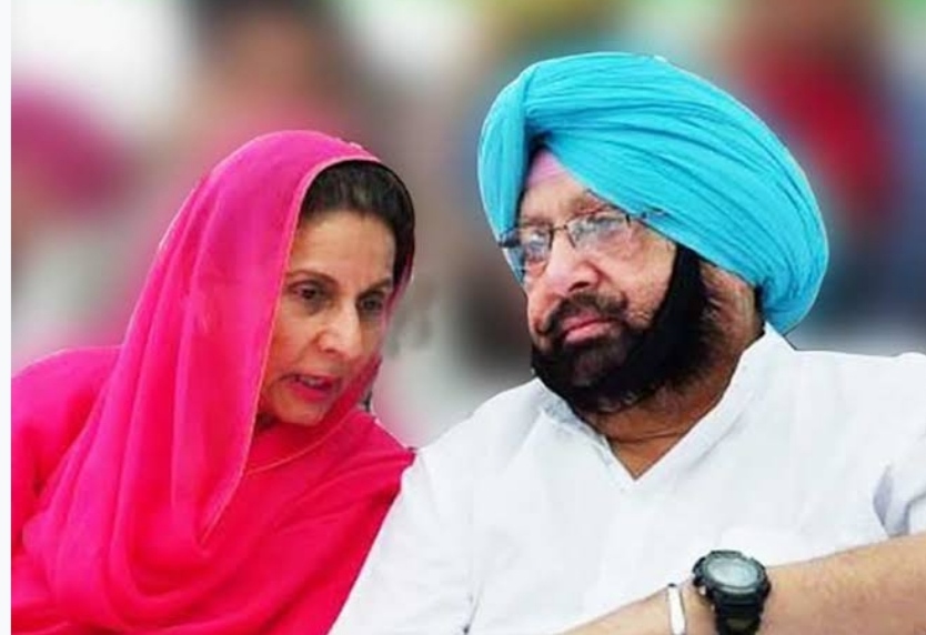 Big blow to Congress, Preneet Kaur, wife of former Chief Minister Captain Amarinder Singh, is going to join BJP.