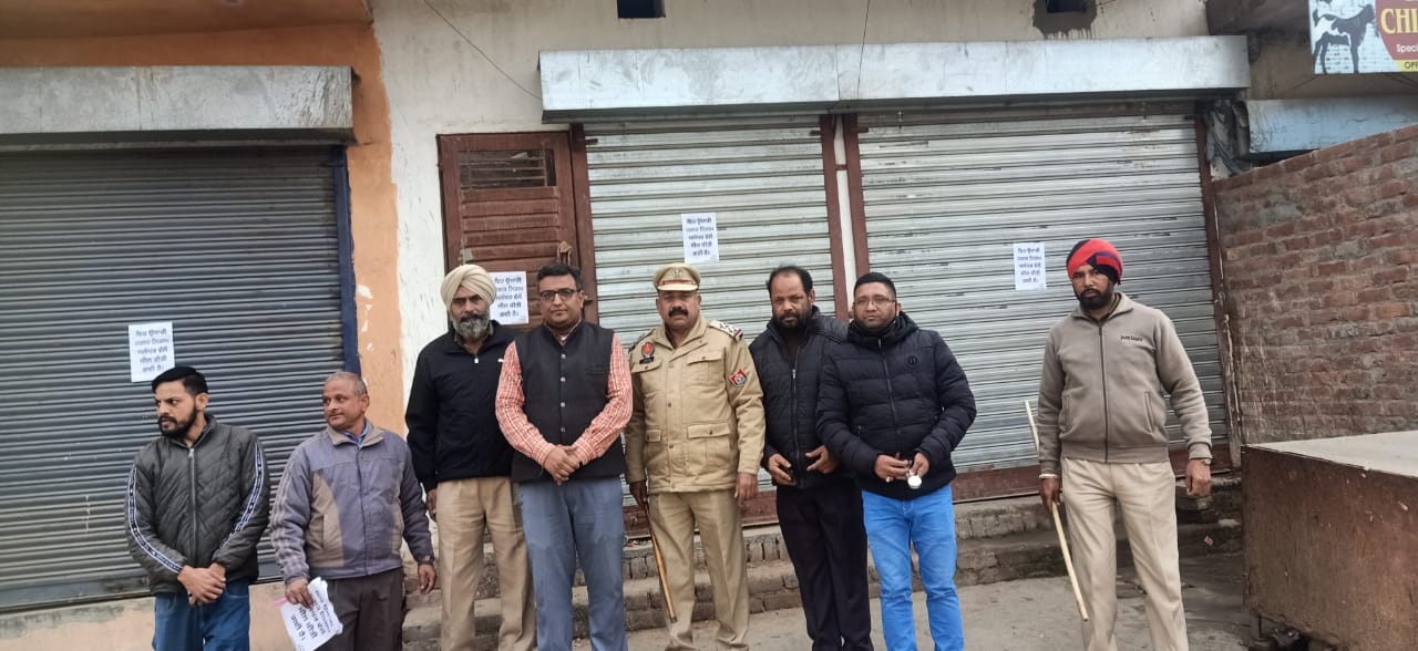 Municipal Corporation took action on 8 shops made illegally in Subhana of Jalandhar