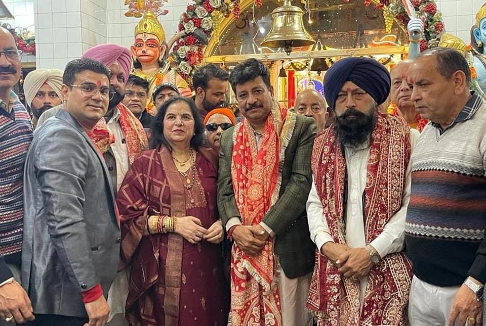 Huge jagaran held at Rajeshwari Dham Devi Rajrani Vaishno Temple on the 54th foundation stone laying day