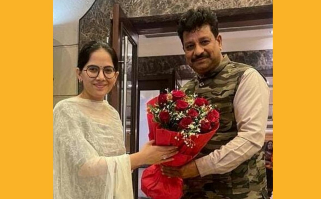 अंतर्राष्ट्रीय कथा वाचक जया किशोरी का जालंधर पहुंचने पर विधायक रमन अरोड़ा ने किया स्वागत