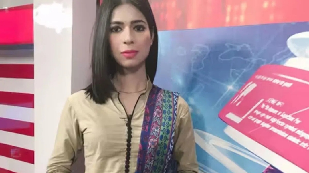 Pakistan's transgender news anchor shot at