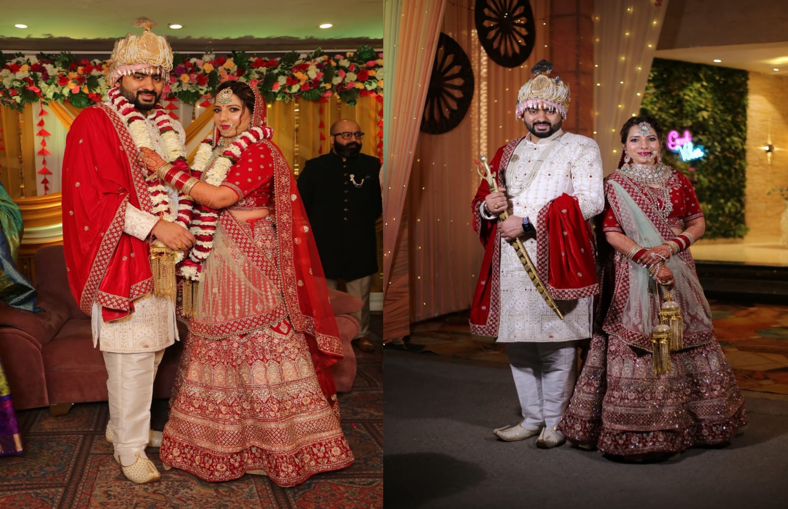 HAPPY MARRIAGE: Hearty congratulations to Deepika and Adityanren for their marriage