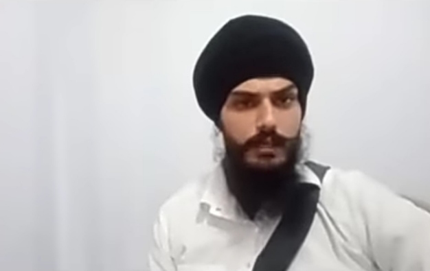 Amritpal Singh along with his colleagues on hunger strike in Dibrugarh Jail