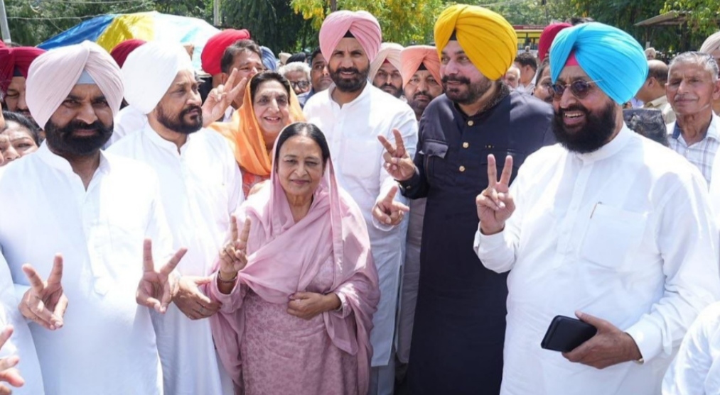 Congress candidate files nomination for Jalandhar bypoll