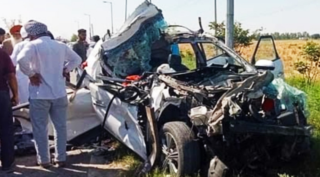 Horrific road accident on Jalandhar-Chandigarh National Highway, painful death of 4 people