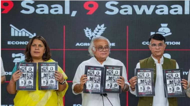 Congress asked 9 questions on 9 years of Modi government, including issues related to inflation, Adani and China