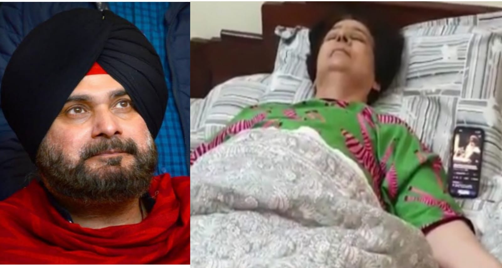 Navjot Singh Sidhu prayed for his wife