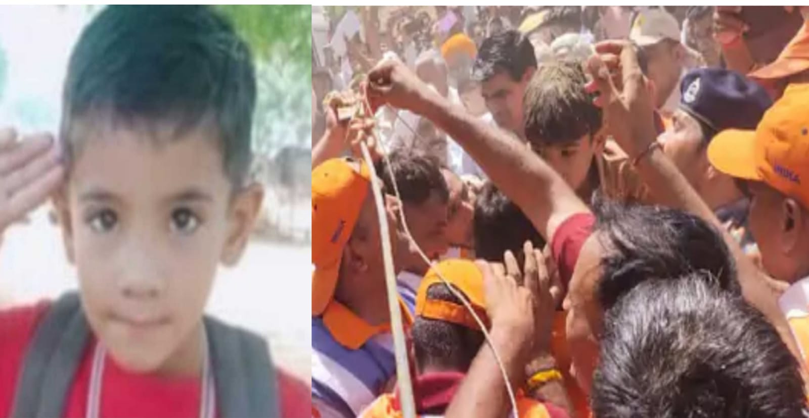 9 year old boy fell into 200 feet deep borewell, rescued after 6 hours of rescue operation