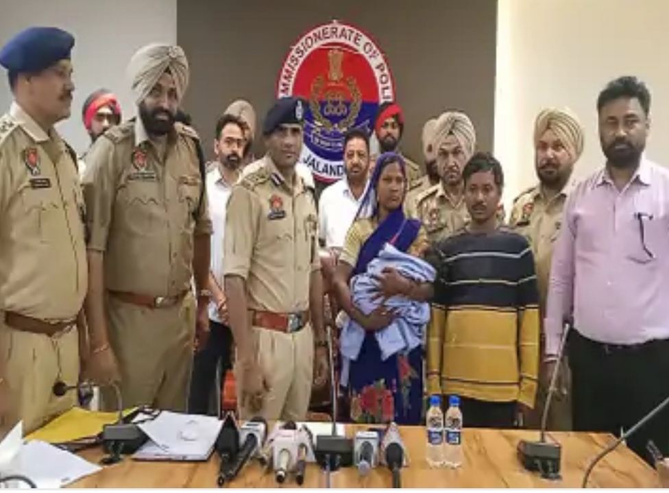 Commissionerate Jalandhar police solved the kidnapping case of a 6-month-old girl within 24 hours