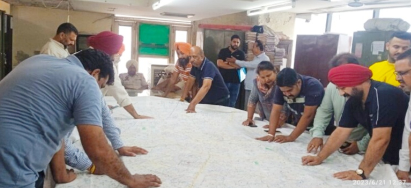 Jalandhar: Municipal Corporation displayed the map of 85 wards