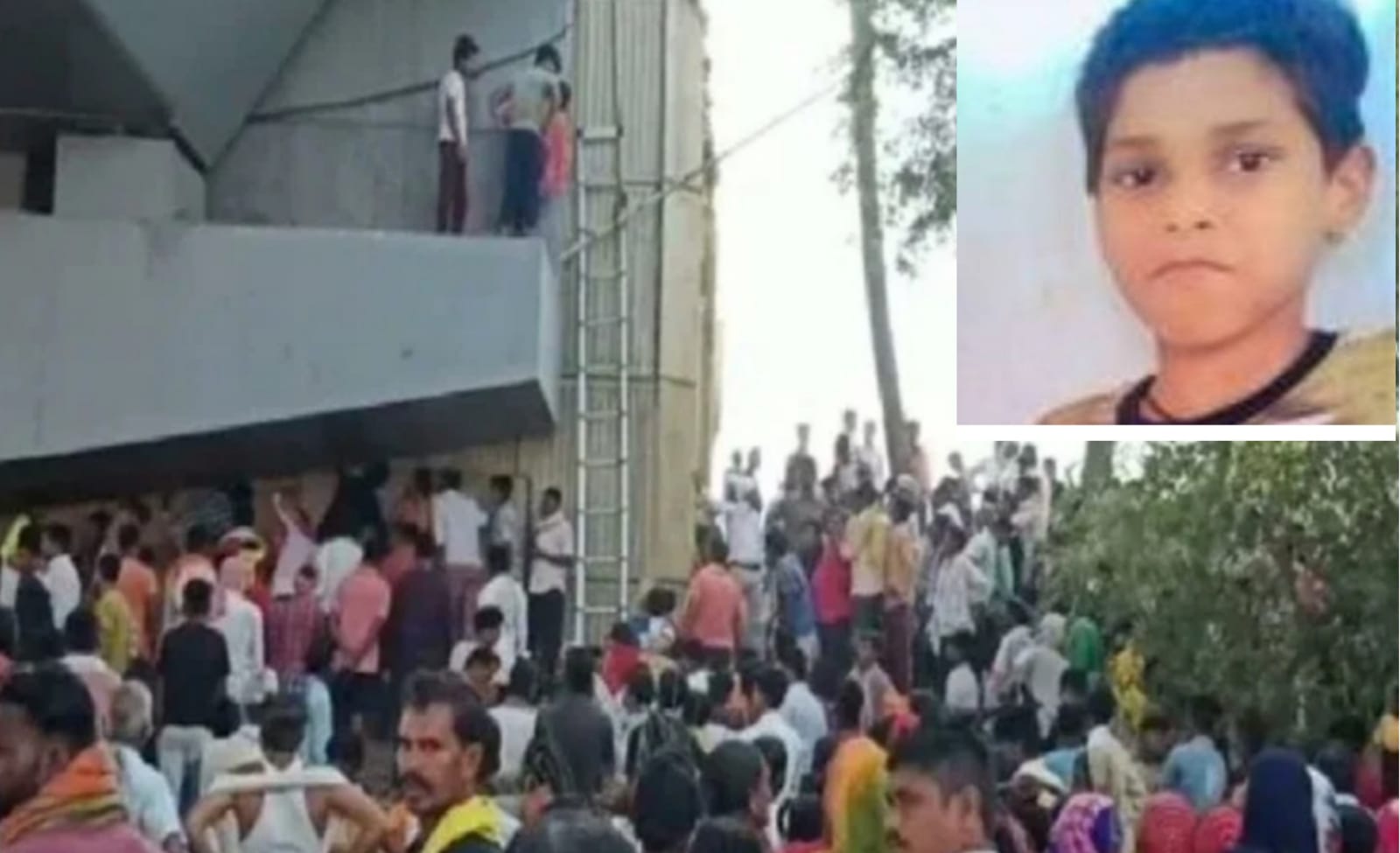 11 year old child trapped in the middle of the pillar of the bridge, rescue continues for 24 hours