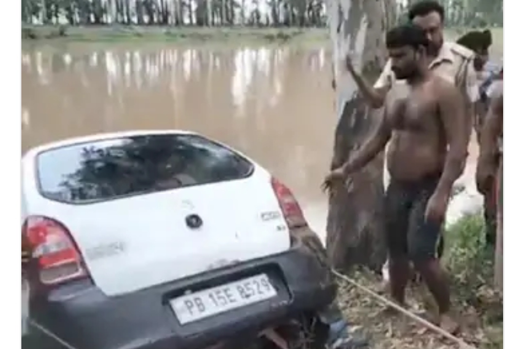 Big news: Car fell into Sirhind canal, bodies of two people recovered