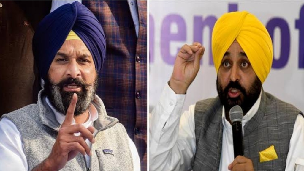 Tweet war broke out between CM Bhagwant Mann and Bikram Majithia