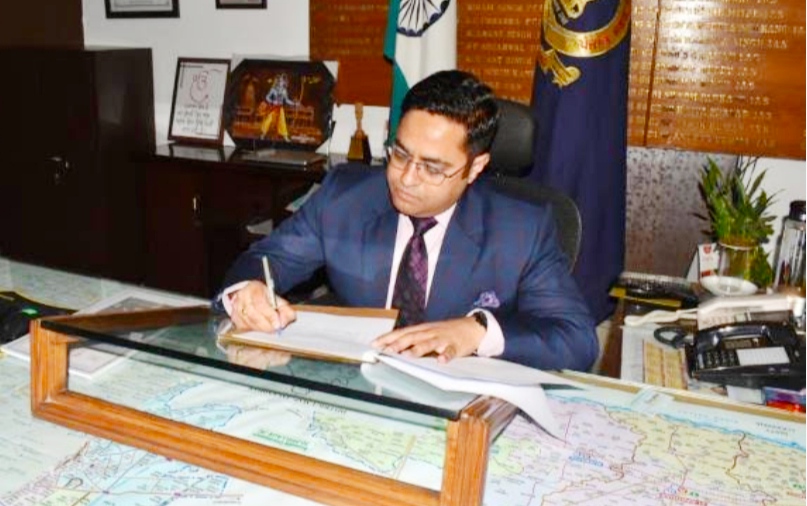 Vishesh Sarangal, a 2013 batch IAS officer, took over as the Deputy Commissioner of Jalandhar today.