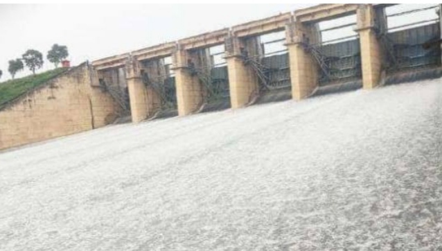 water released from pong dam