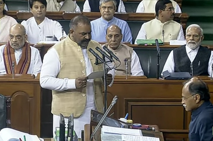 Sushil Rinku takes oath as MP in Lok Sabha