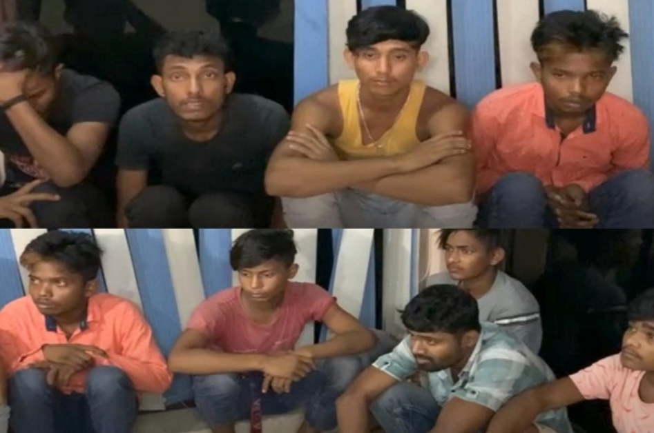 Hindu organizations and police in Jalandhar raided a closed factory and caught beef, 13 people including 12 Rohingya Muslims arrested