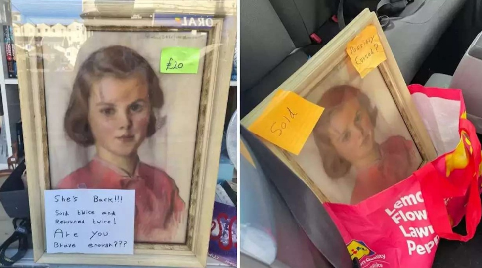People return it after buying it from the shop, what is the secret of this 'cursed' painting!