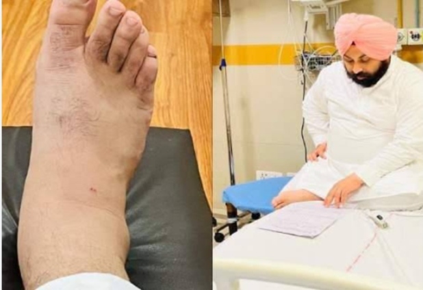 Snake bites Punjab Education Minister Harjot Singh Bains