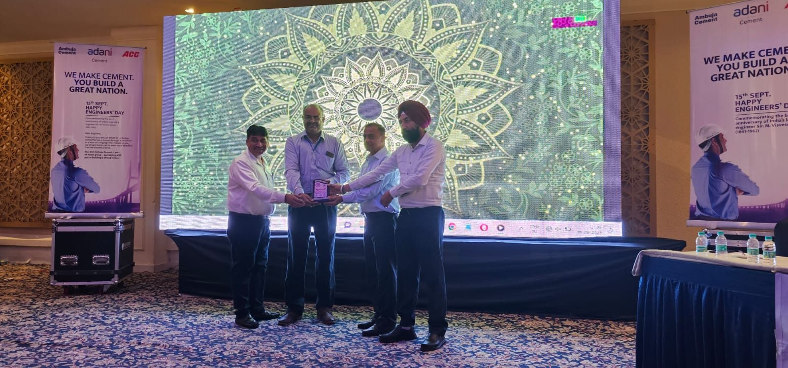 Adani Cement celebrates Engineers Day with Council of Engineers and Valuers, leading engineers and architects