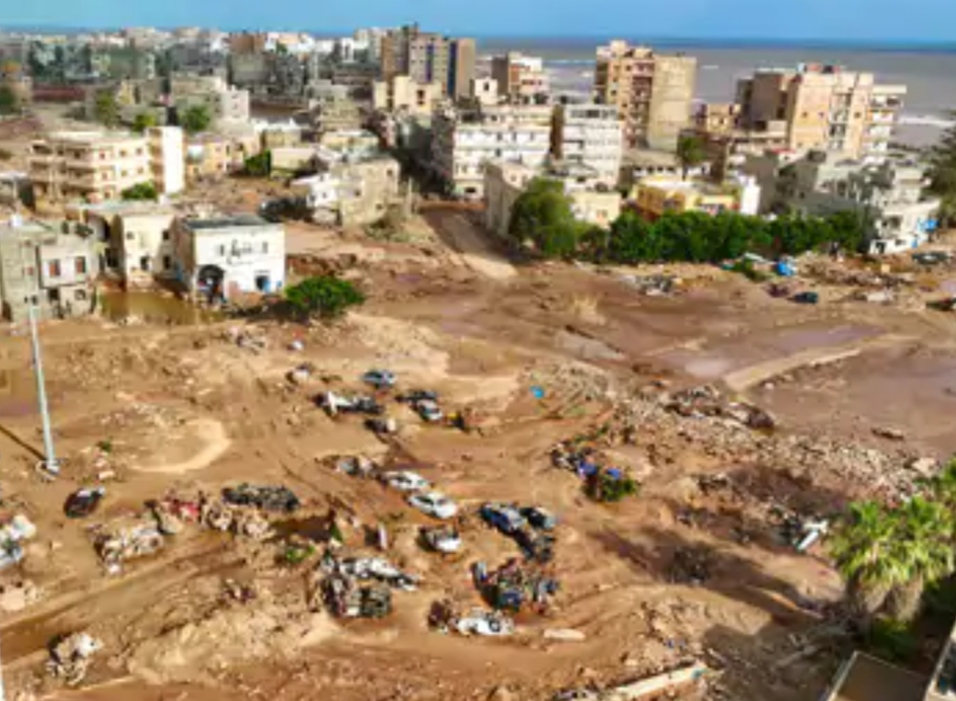 Storm and flood wreak havoc in African country Libya, 5 thousand people died, 15 thousand missing.