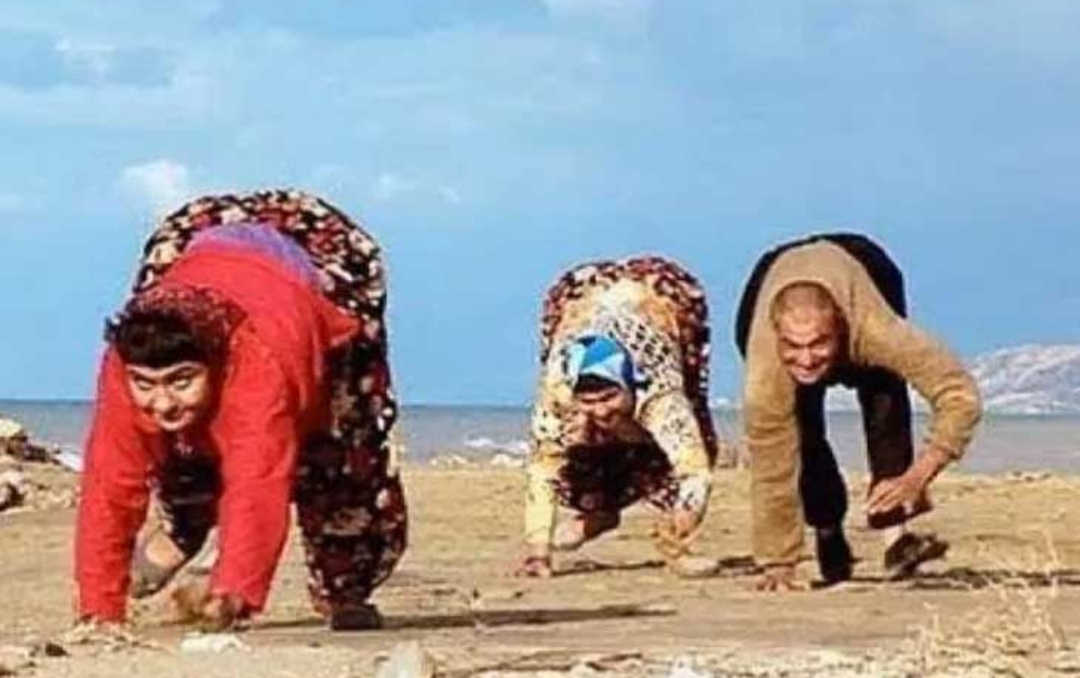 People of this unique family walk on four legs like animals, what is their secret?