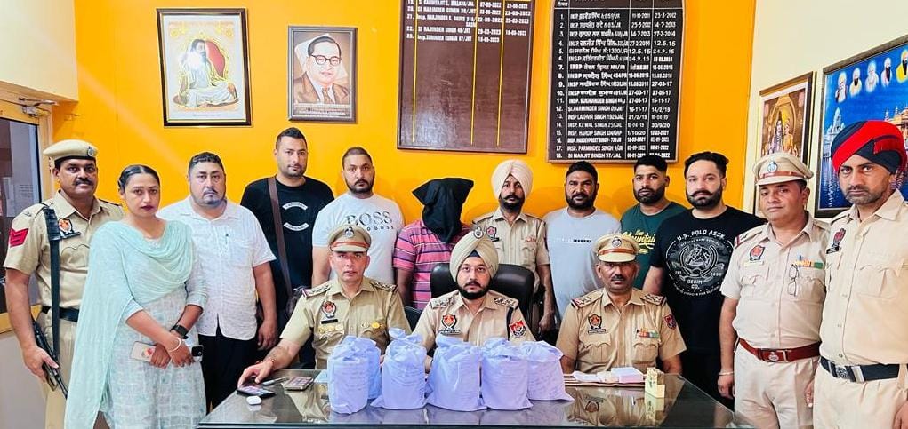 jalandhar-rural-police-caught-drugs-smuggler-malkeet-alias-kali-nine-kilogram-heroine-recovered