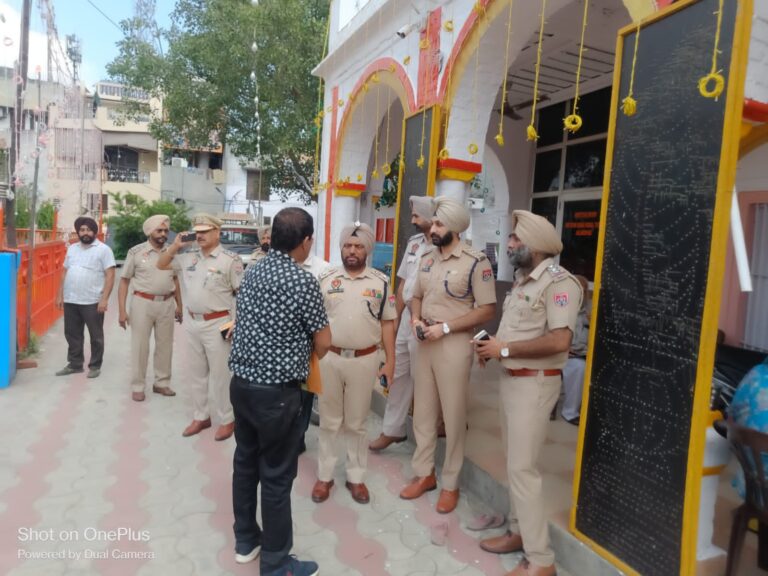 DCP and ACP North took stock of Shri Siddh Baba Sodhal Fair.