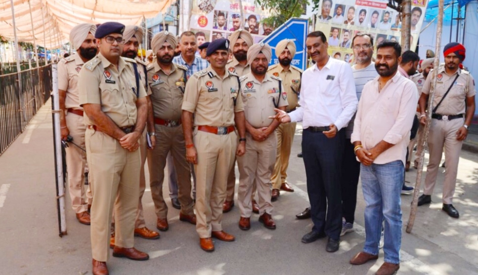 Preparations for Shri Siddha Baba Sodhal Mela in Jalandhar completed, CP Kuldeep Chahal took stock of the venue.
