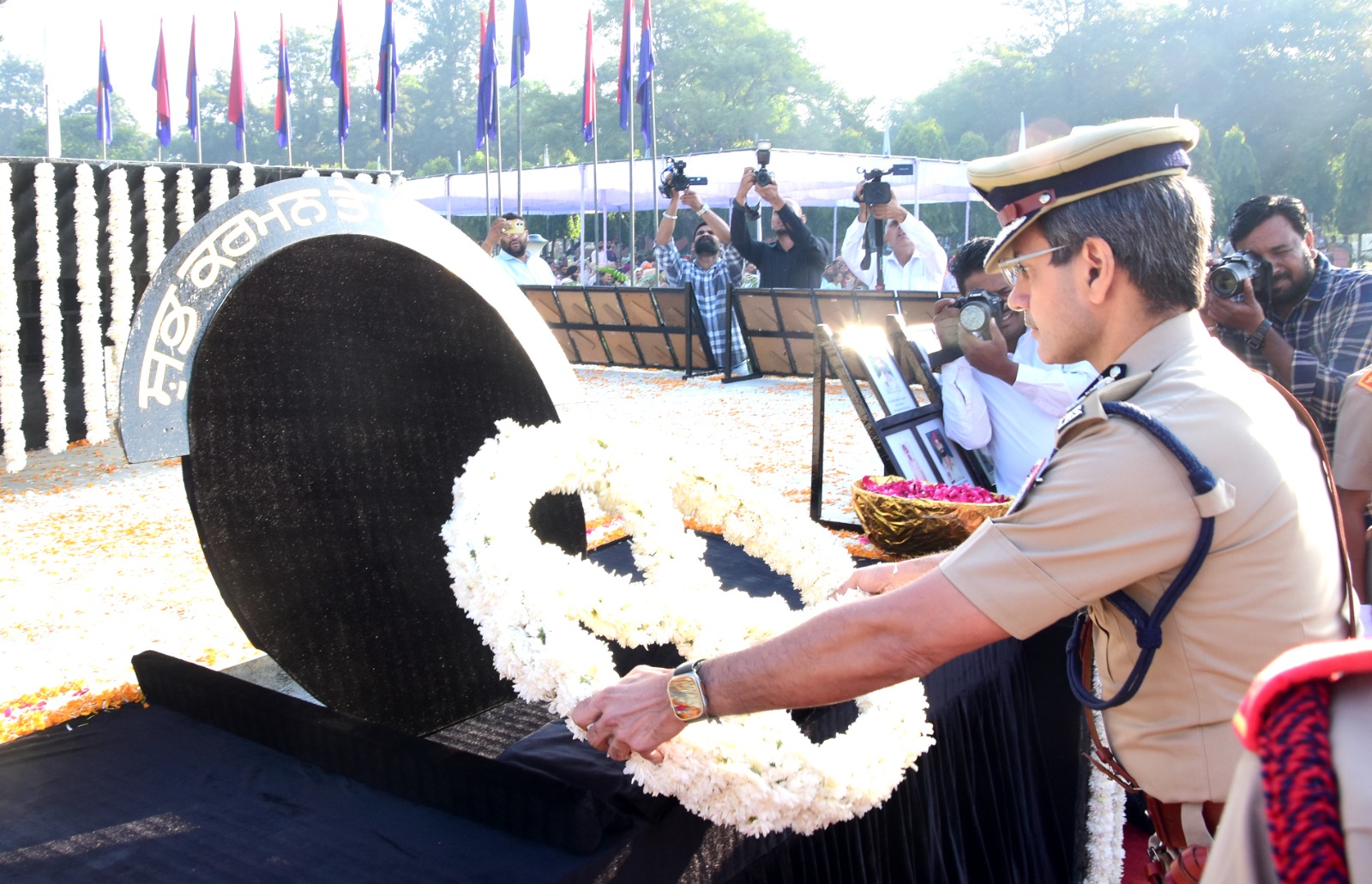 64th Police Memorial Day: DGP Gaurav Yadav pays tribute to police martyrs