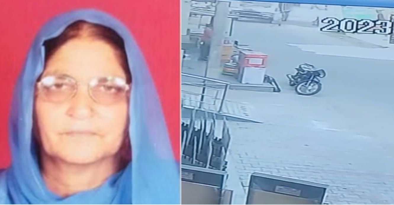 Tipper hits a woman crossing the road in Kapurthala, painful death, incident captured in CCTV