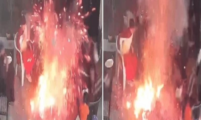 Accident with family celebrating Lohri in Punjab, massive explosion, created panic