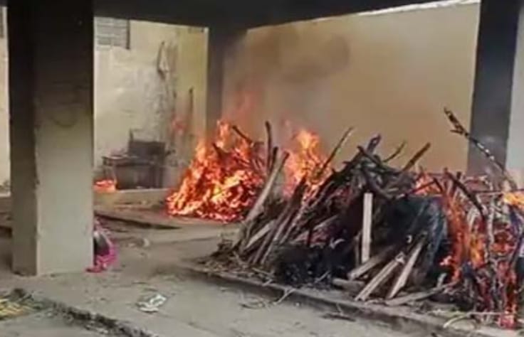 Pyres of four friends burnt together, they died in an accident on Jalandhar-Pathankot highway