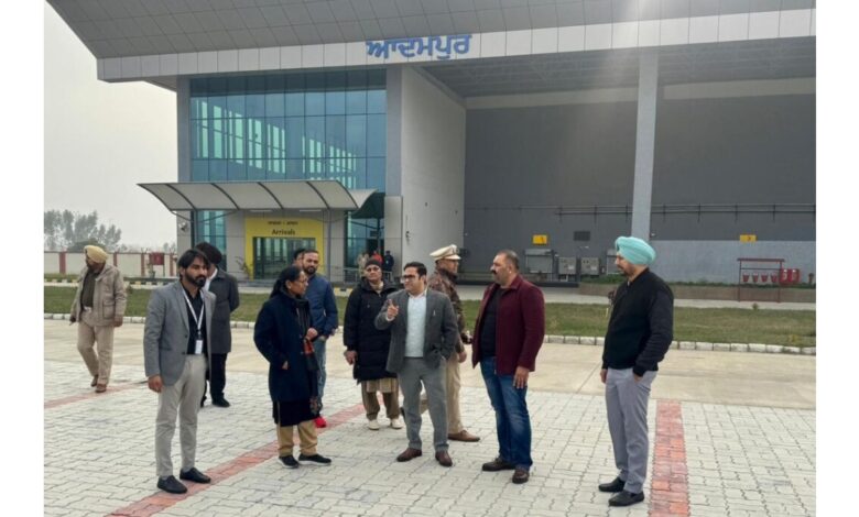 Domestic flights will start soon from Adampur airport, MP Sushil Kumar Rinku and DC Special Sarangal inspected the new civil terminal prepared at a cost of Rs 125 crore.