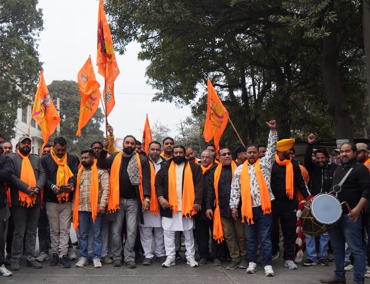 Celebration of pran pritishtha of Shri Ram Lalla in Ayodhya, Shiv Sena Akhand Bharat celebrated with great pomp in Jalandhar by taking out a huge Ram-like yatra: Verma, Saundhi