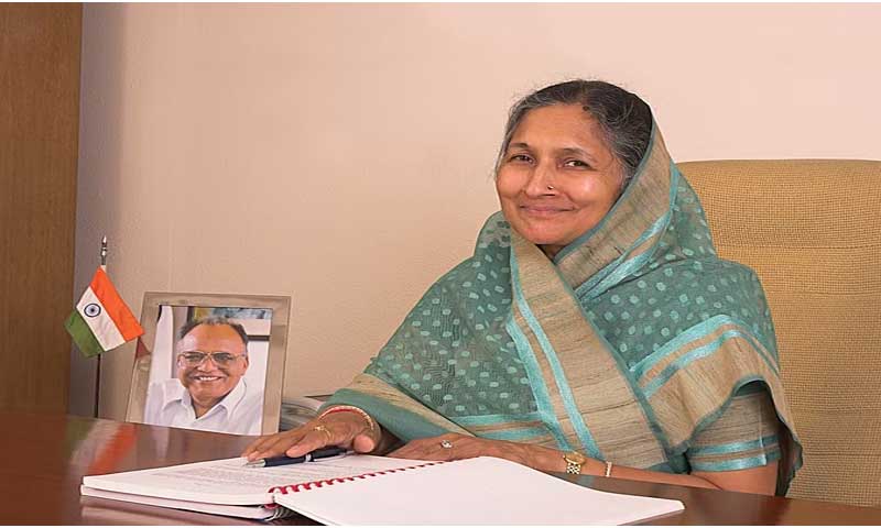 Another blow to Congress, country's richest woman Savitri Jindal left Congress and joined BJP.