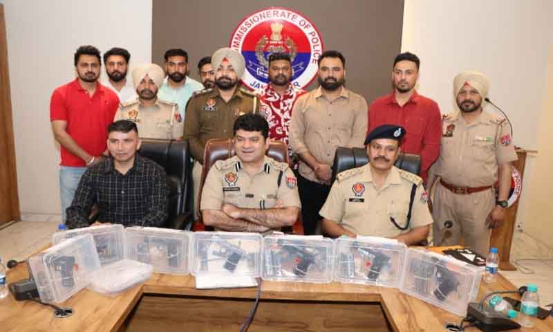 Jalandhar Commissionerate Police busts international drug smuggling syndicate and interstate arms smuggling racket.