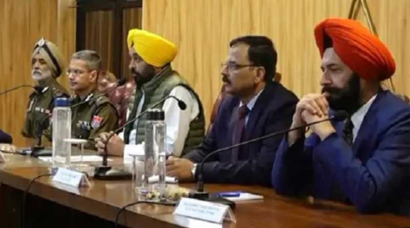 Punjab Chief Minister Bhagwant Mann held a meeting with police officials