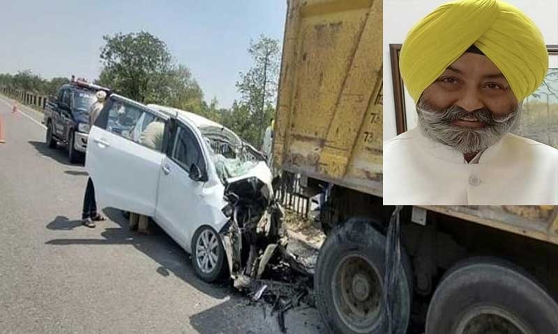 हाईवे पर भयानक सड़क हादसा, AAP पार्टी के कार्यकर्ता की मौत