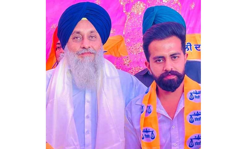 Abhishek Bakshi appointed Deputy President of Yuva Akali Dal Punjab